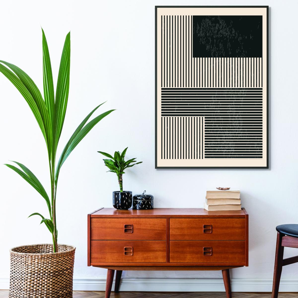 Black And White Minimal Series #1 Large Stanley Print House – image 3