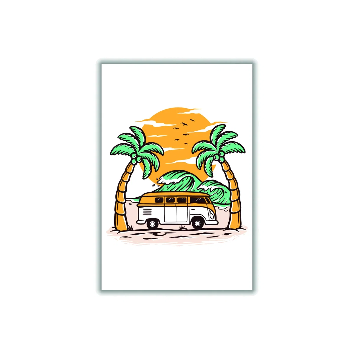 Between Two Palms Extra Large Stanley Print House – image 1
