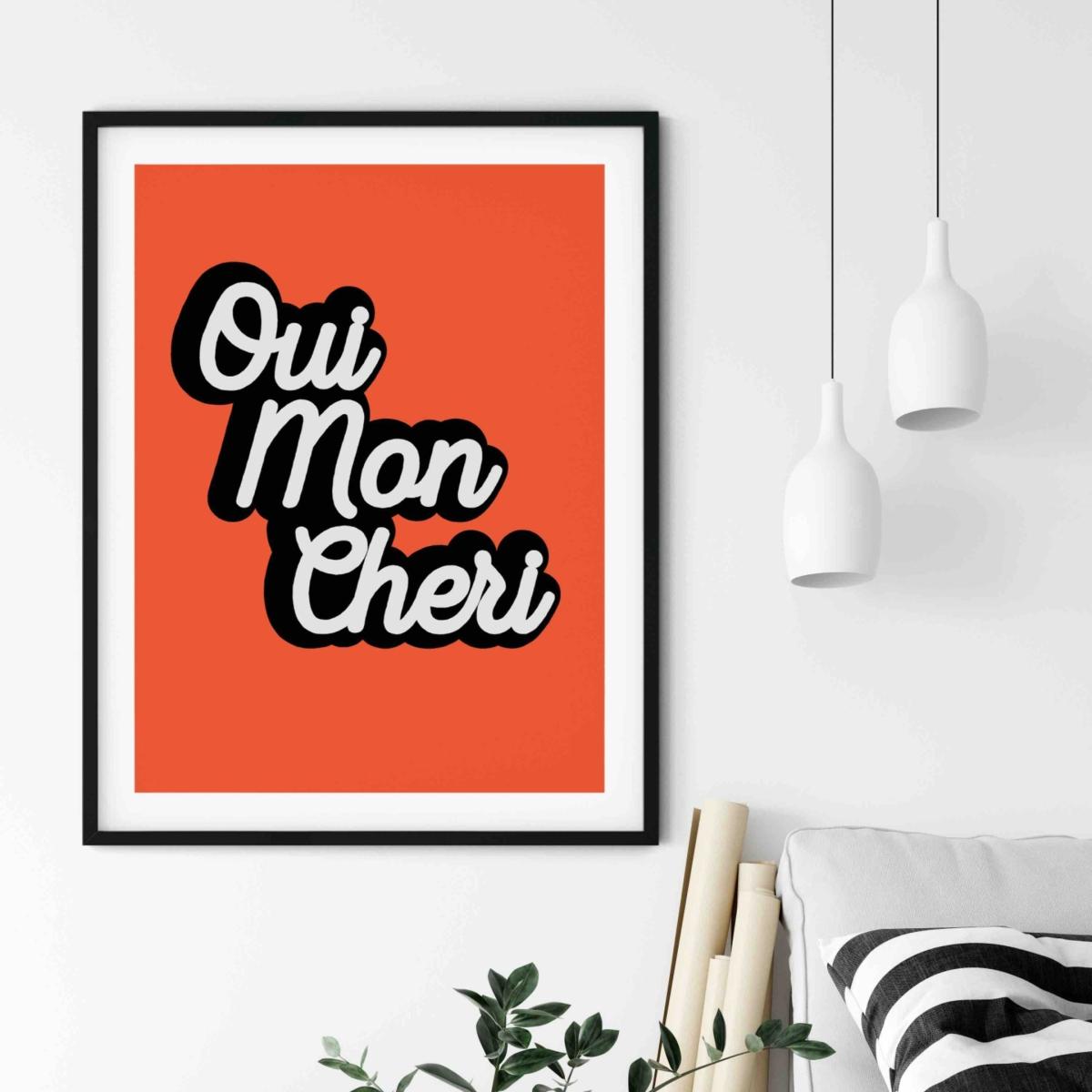Yellow / Orange Oui Mon Chéri A3 297 X 420Mm The Native State – image 3