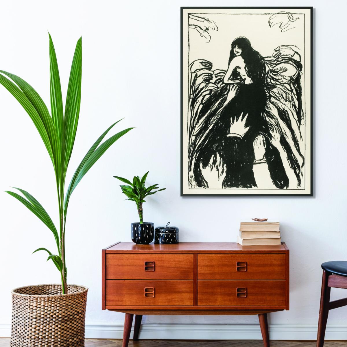 Black The Hands 1895 By Edvard Munch Small Stanley Print House – image 3