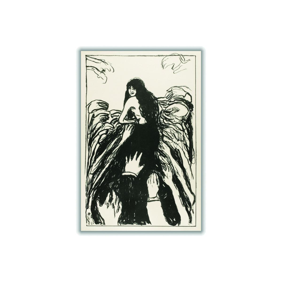 Black The Hands 1895 By Edvard Munch Small Stanley Print House – image 1
