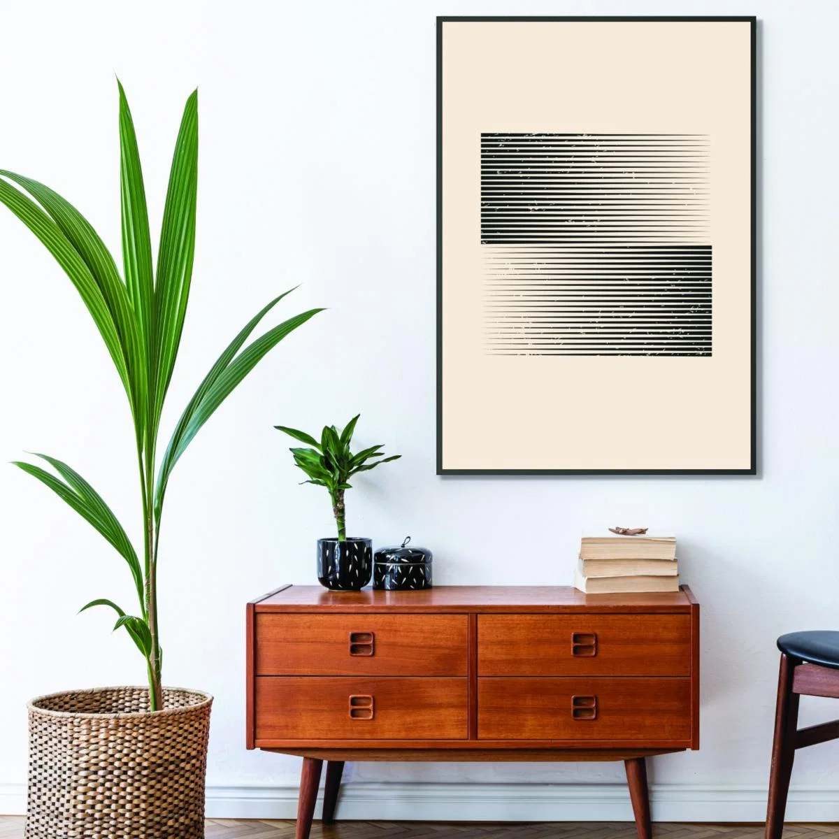 Black Boho Minimal Shapes #2 Medium Stanley Print House – image 3