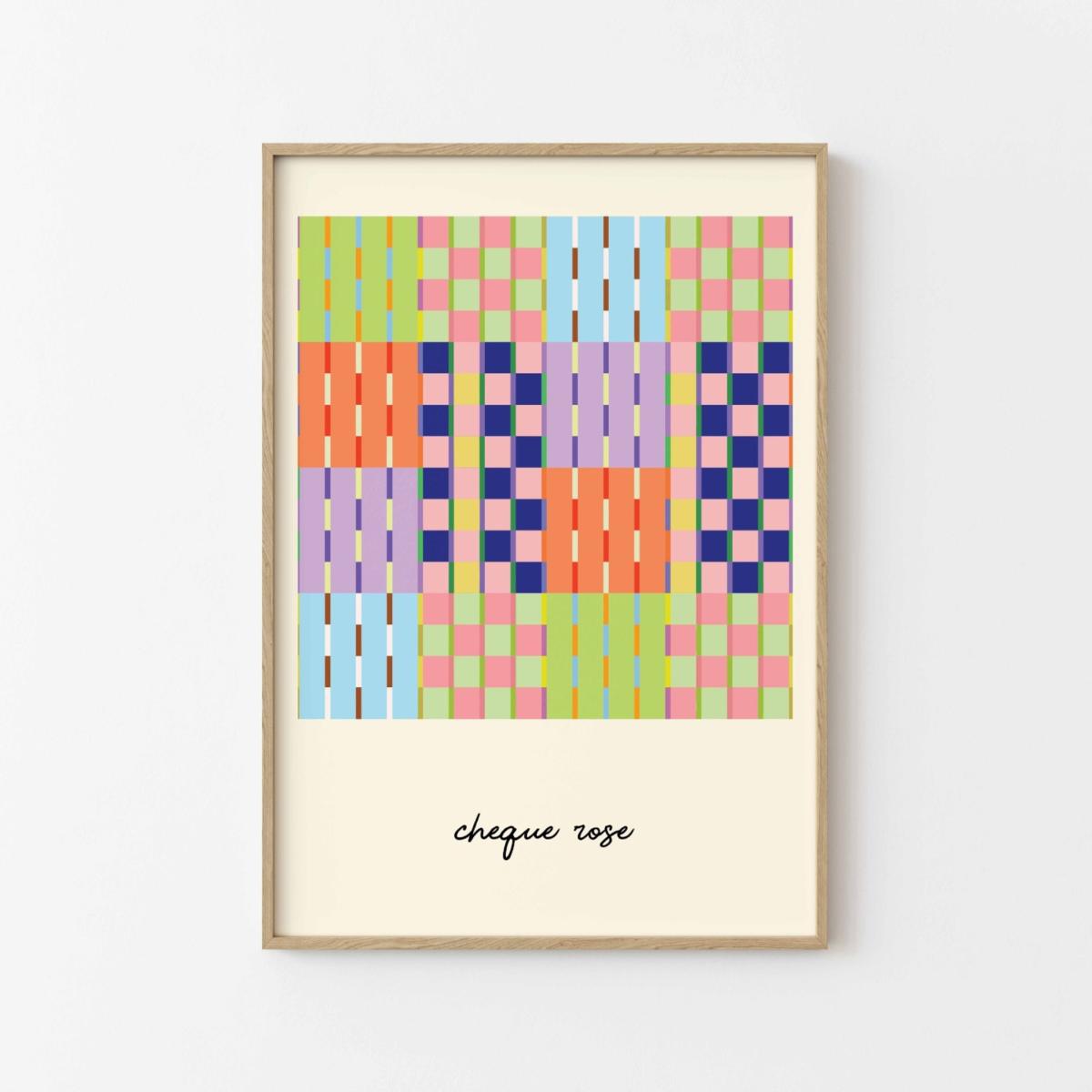 Colour Block Checkered Print Sofe Store – image 3
