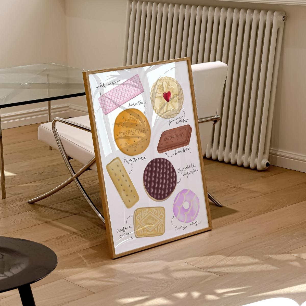 Biscuit Hand Painted Art Print - A3 Natalie Cass Art – image 4