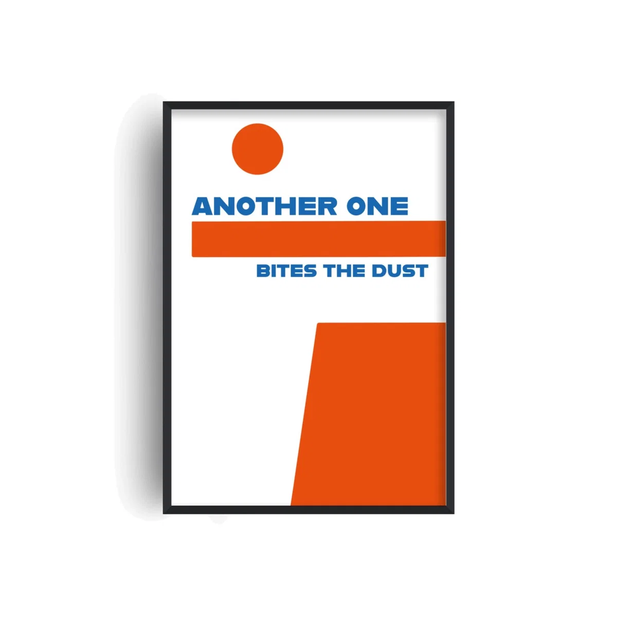 Another One Bites The Dust Queen 1980S Music Giclée Art Print Red A2 Fanclub – image 1