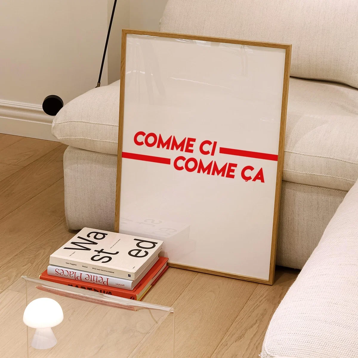 Comme Ci Comme Ça Red French Retro Giclée Art Print A3 297 X 420Mm Fanclub – image 2