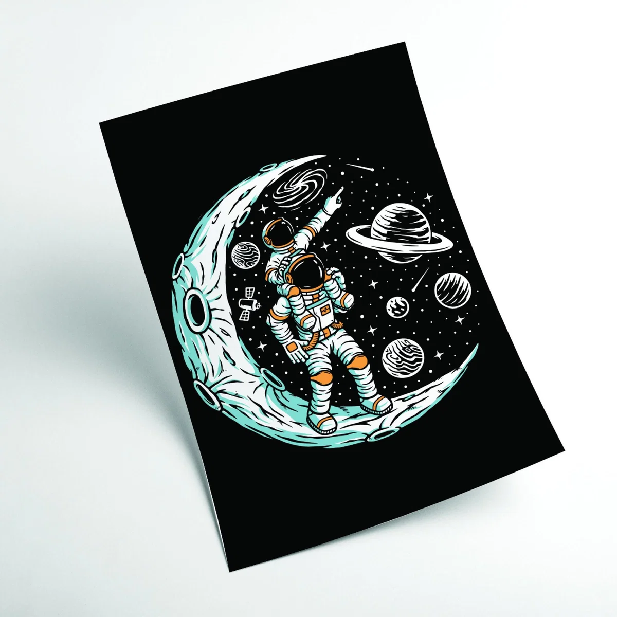 Blue Did You See That Shooting Star? A4 210 X 297Mm Stanley Print House – image 2