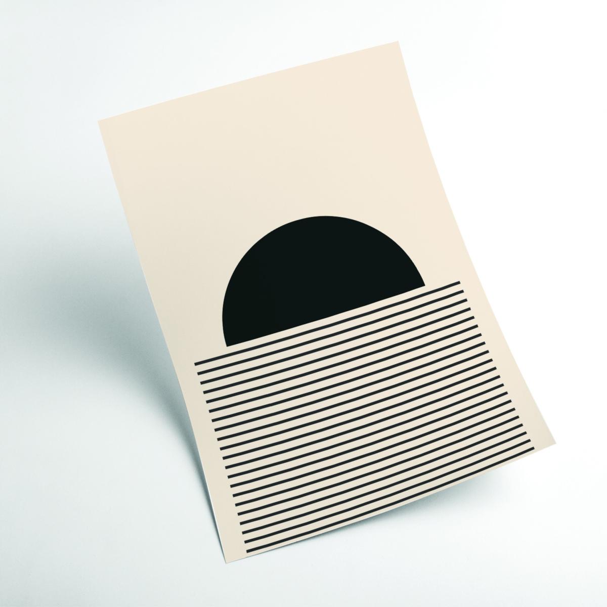 Black Geometric Vibes #6 Extra Large Stanley Print House – image 2