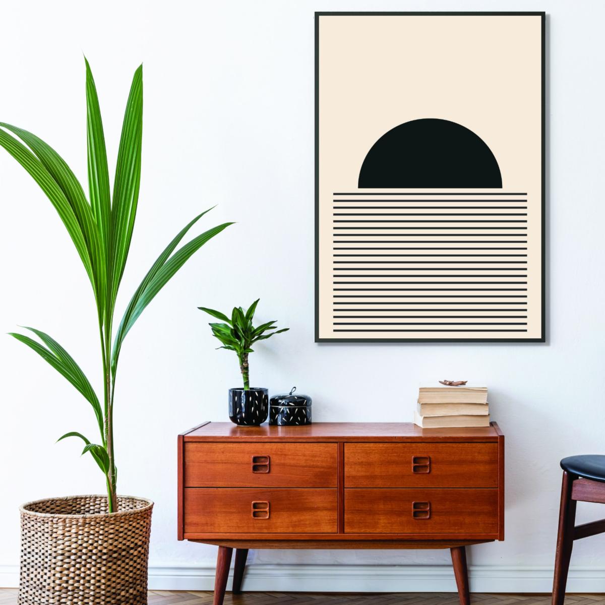 Black Geometric Vibes #6 Extra Large Stanley Print House – image 3