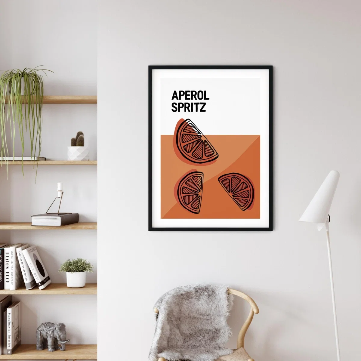 Yellow / Orange Aperol Spritz Cocktail A3 297 X 420Mm The Native State – image 2