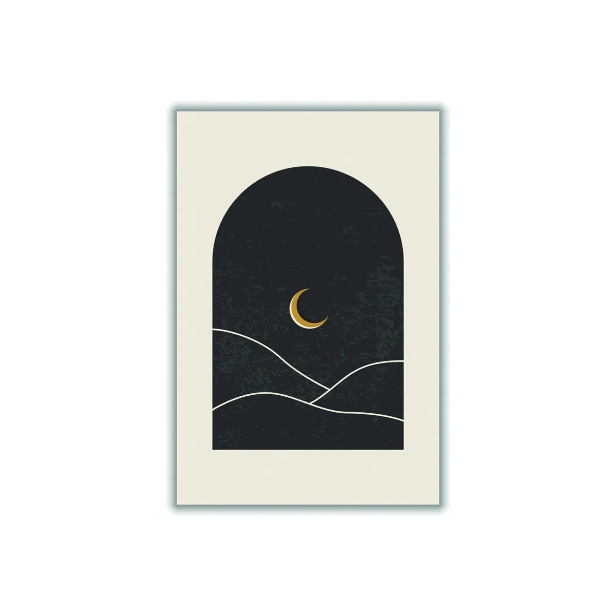 Black The View From Here #1 A4 210 X 297Mm Stanley Print House – image 1