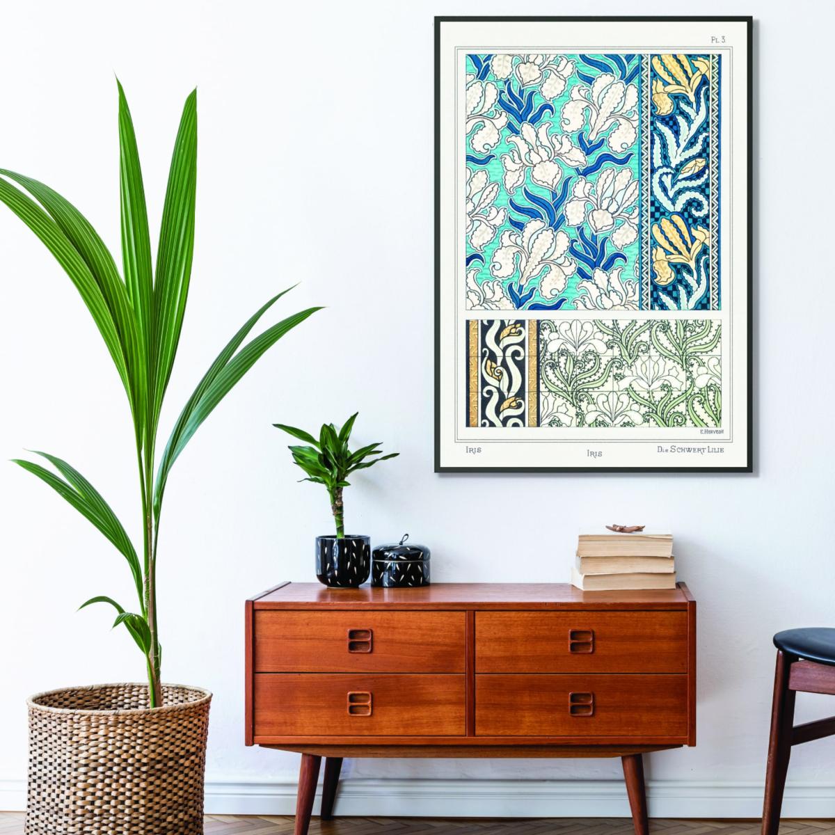 Blue Iris Ii Print By Maurice Pillard Verneuil A4 210 X 297Mm Stanley Print House – image 3
