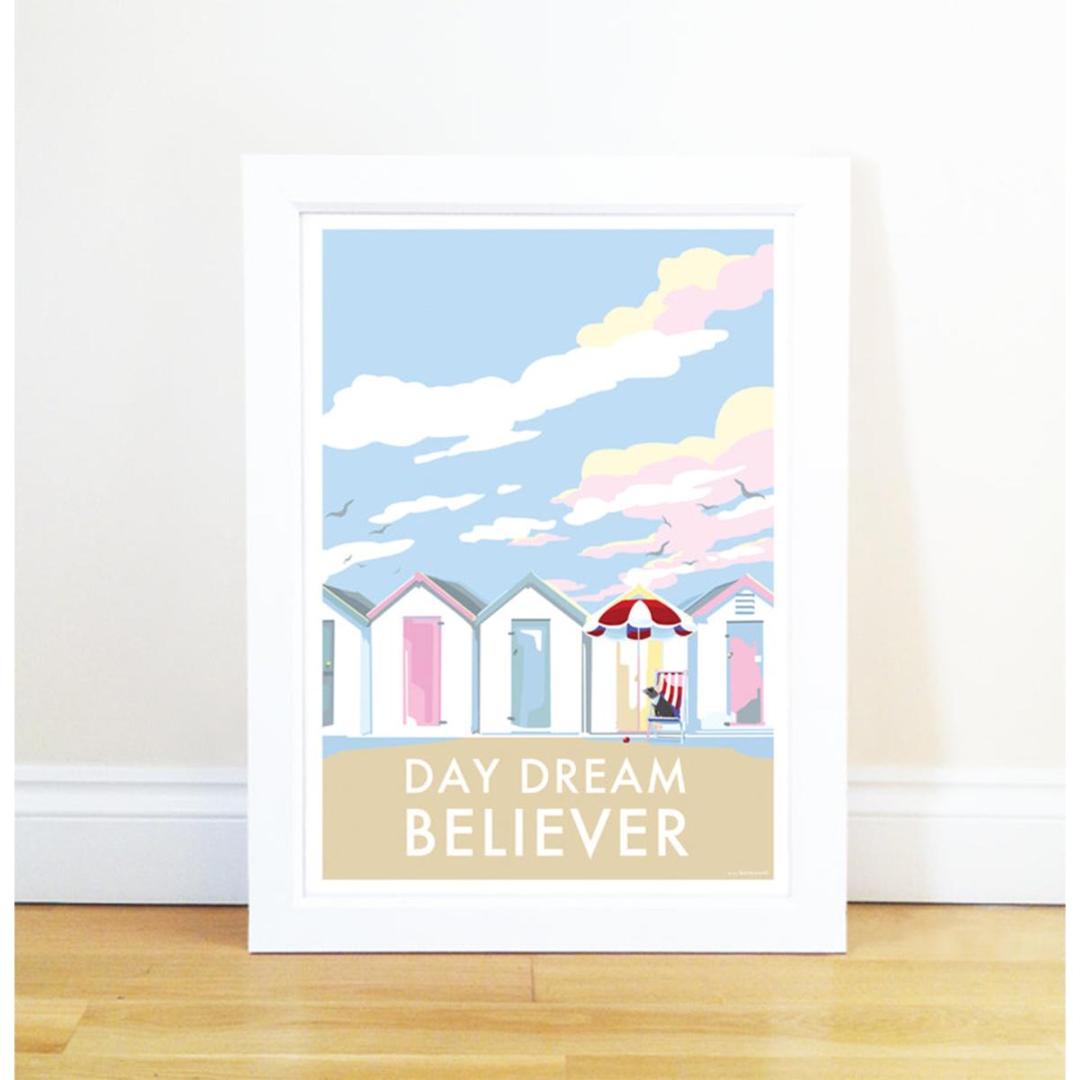 Day Dream Believer Vintage Quote Print | A4 | 210 X 297Mm | Becky Bettesworth – image 2