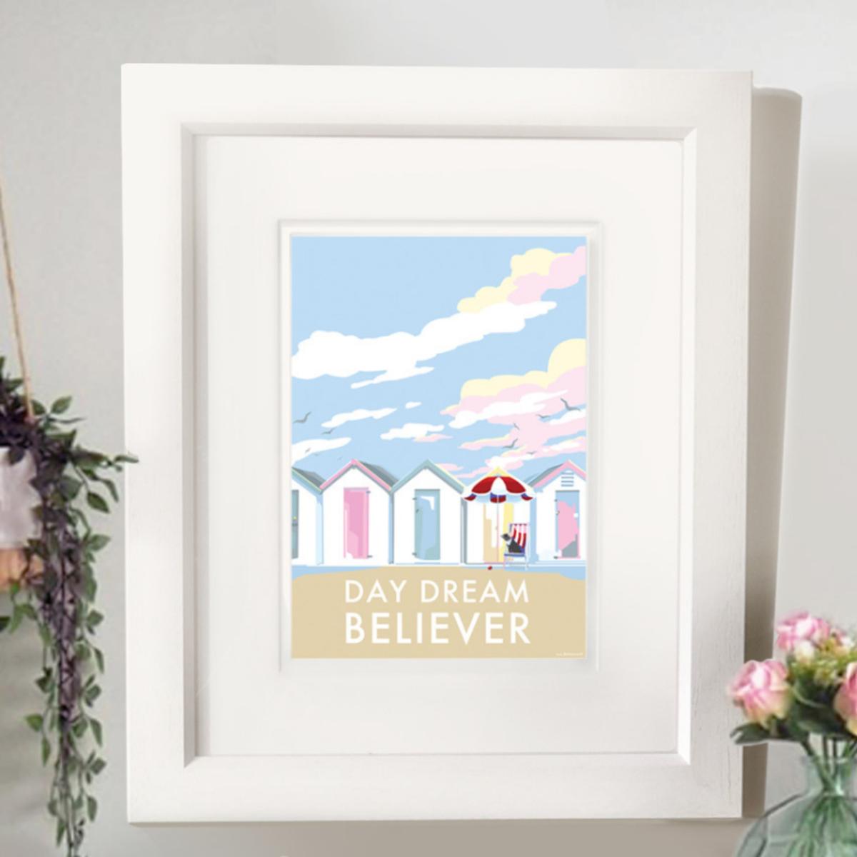 Day Dream Believer Vintage Quote Print | A4 | 210 X 297Mm | Becky Bettesworth – image 3