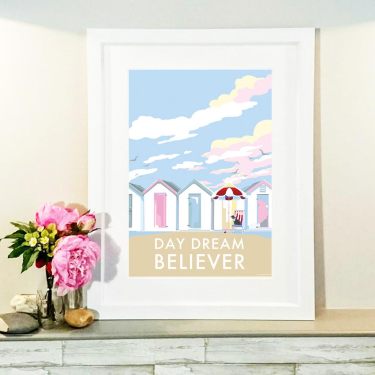 Day Dream Believer Vintage Quote Print | A4 | 210 X 297Mm | Becky Bettesworth – image 5