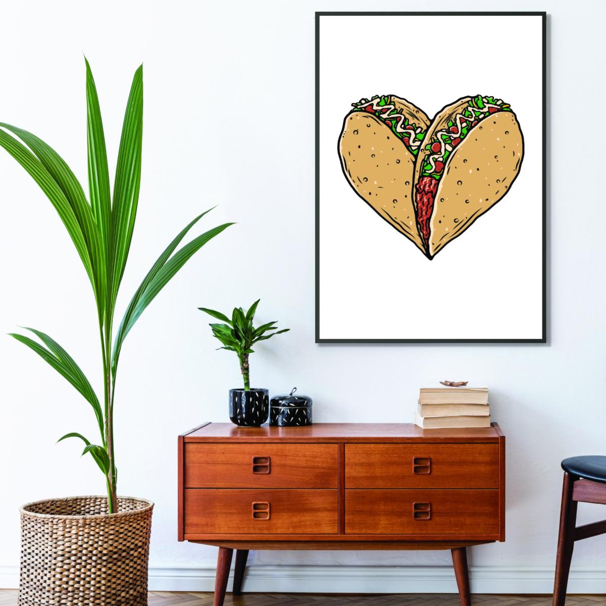 Gold Tacos Are Life A1 594 X 841Mm Stanley Print House – image 3