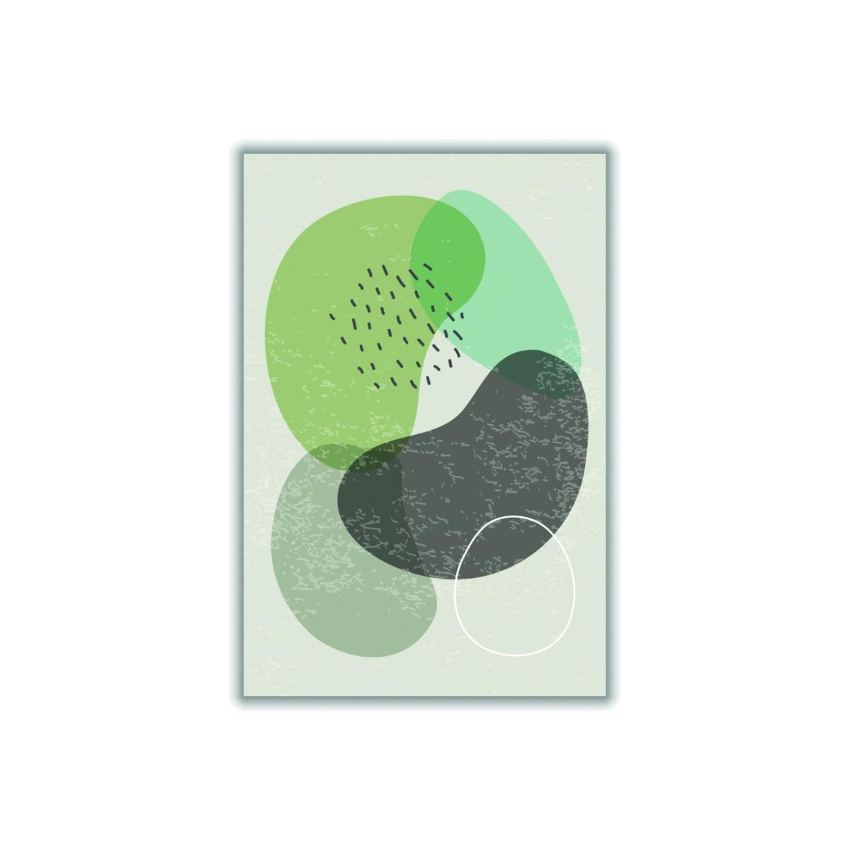 Green Abstract Rocks Series - 3 Xxs Stanley Print House – image 1