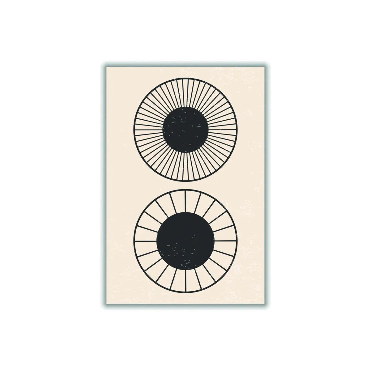Black Circles! A2 420 X 594Mm Stanley Print House – image 1