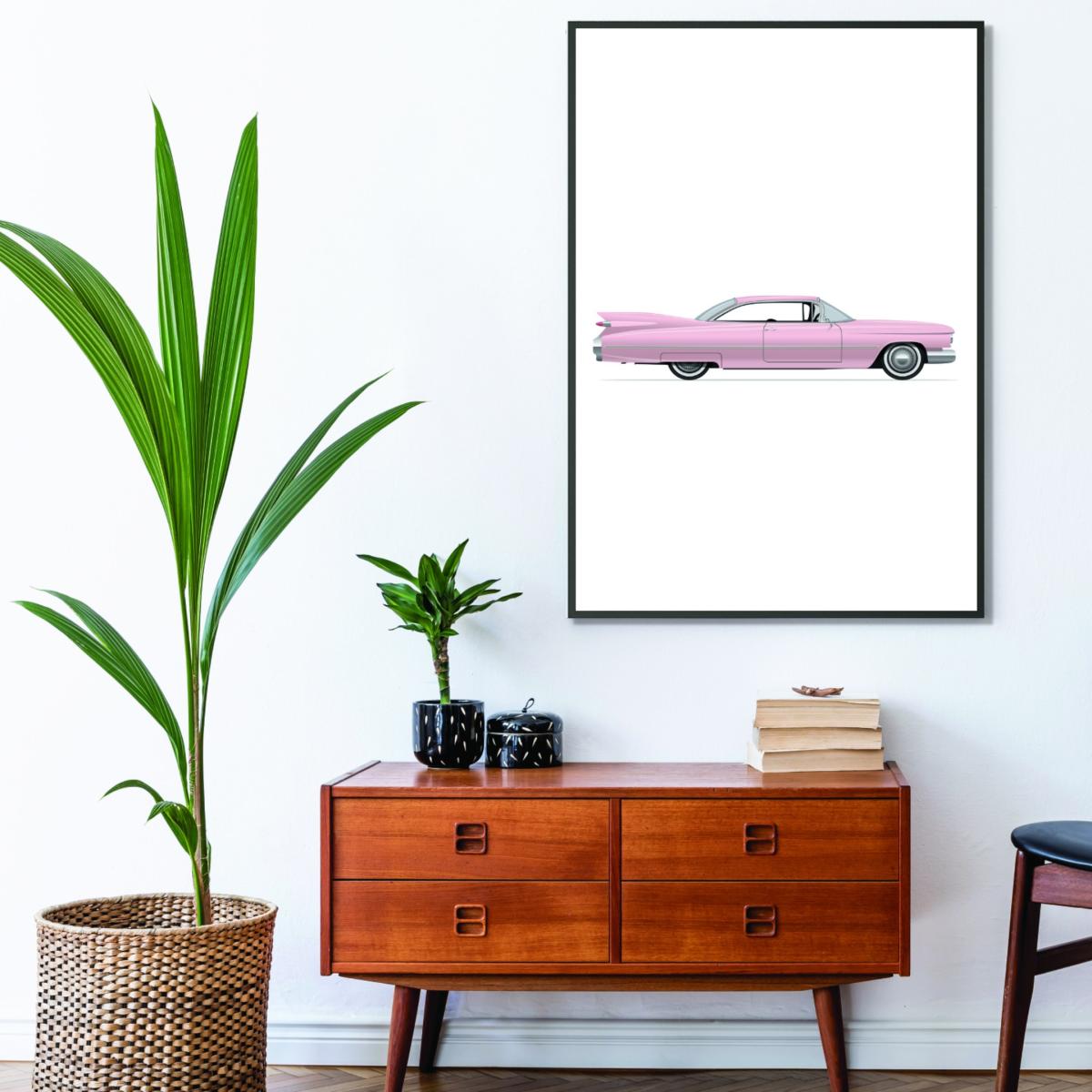 Pink / Purple Pink Classic A3 297 X 420Mm Stanley Print House – image 3