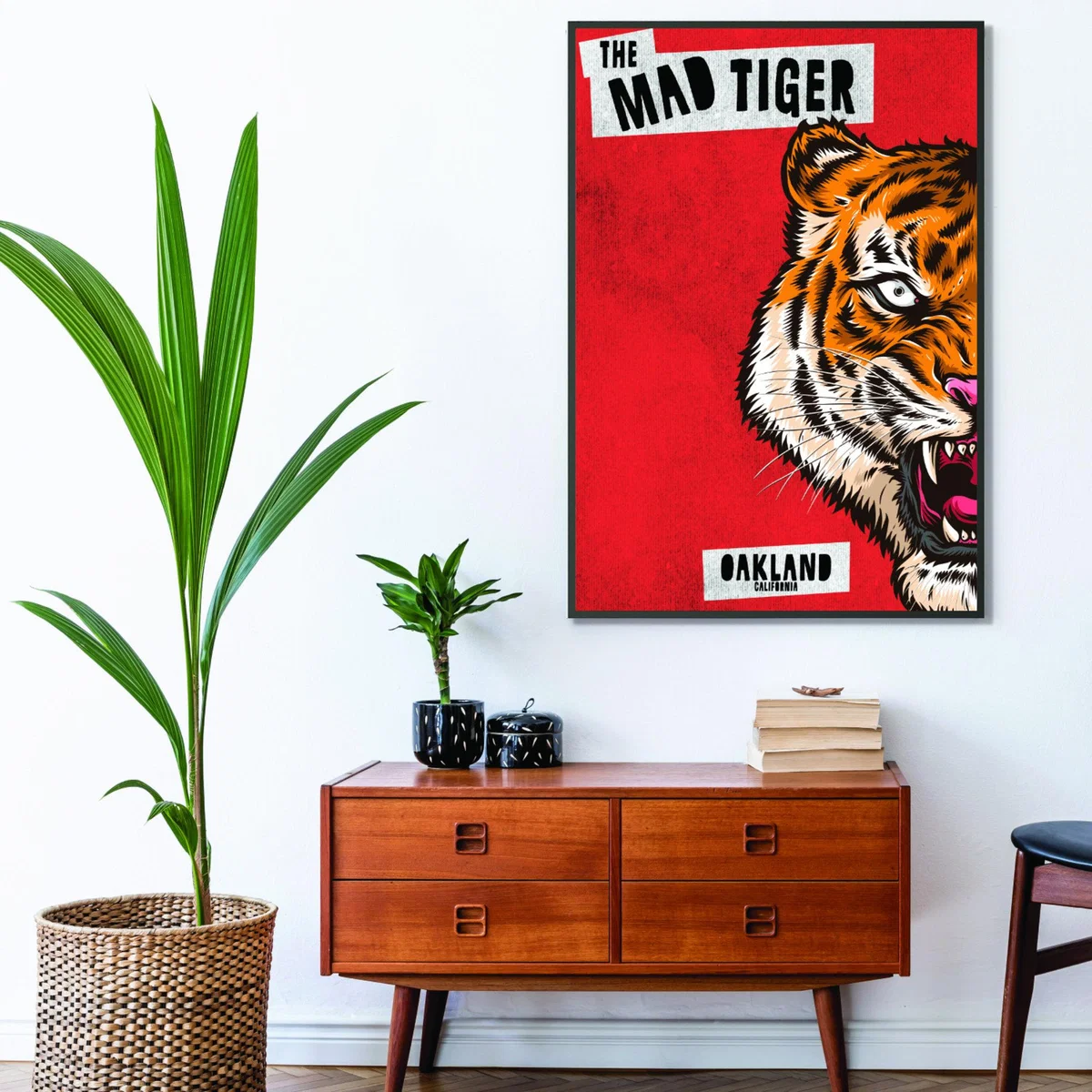 Yellow / Orange The Mad Tiger A2 420 X 594Mm Stanley Print House – image 3