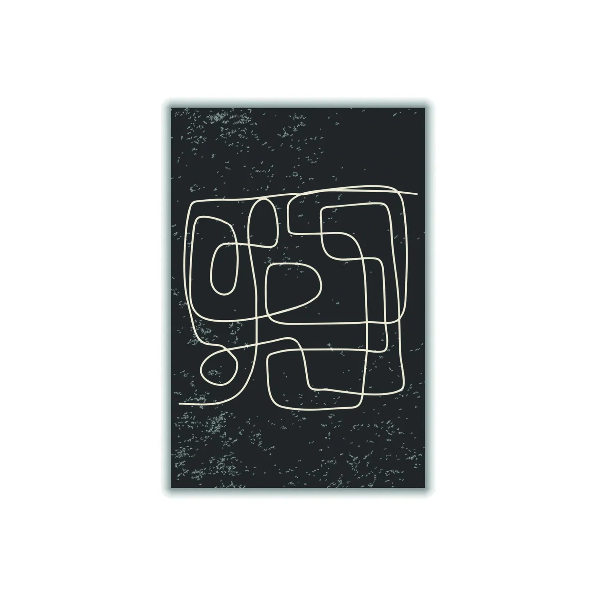 Black And White One Line #2 Extra Small Stanley Print House – image 1