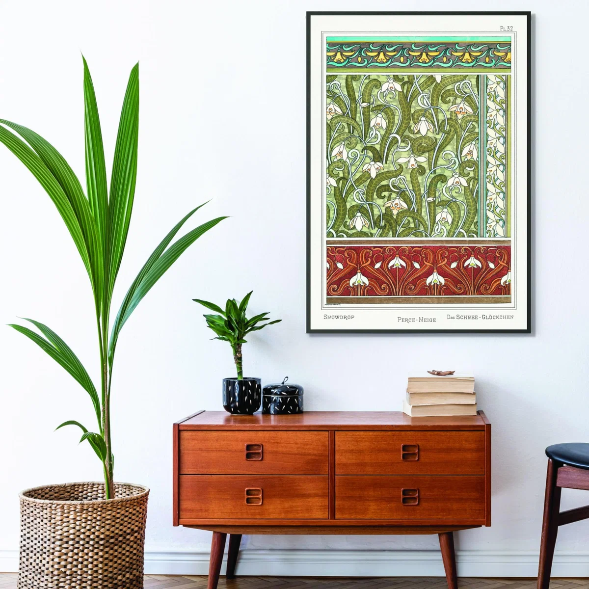 Perce-Neige Snowdrops Iii By Maurice Pillard Verneuil Extra Large Stanley Print House – image 3