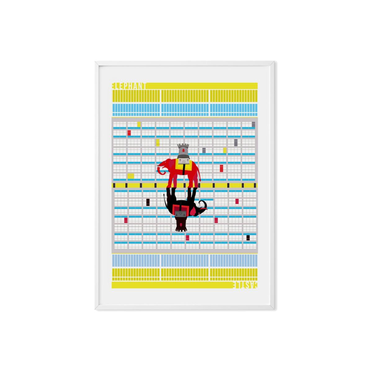 Elephant & Castle Art Print A3 297 X 420Mm Eye for London Prints – image 1