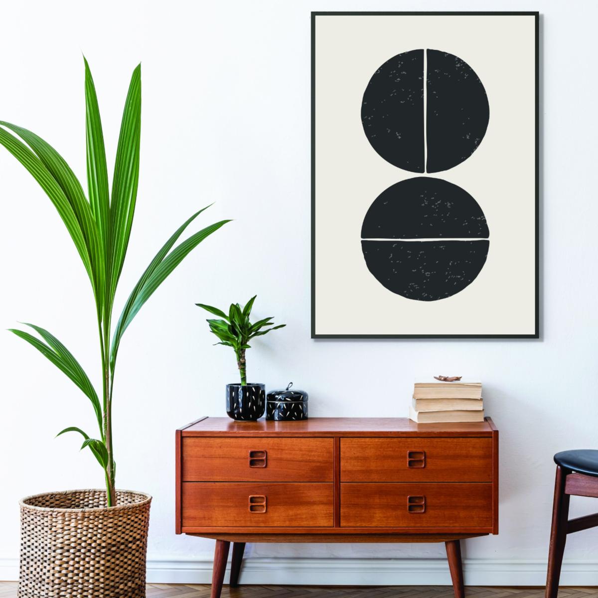 Black Minimal Circles #2 Extra Small Stanley Print House – image 3