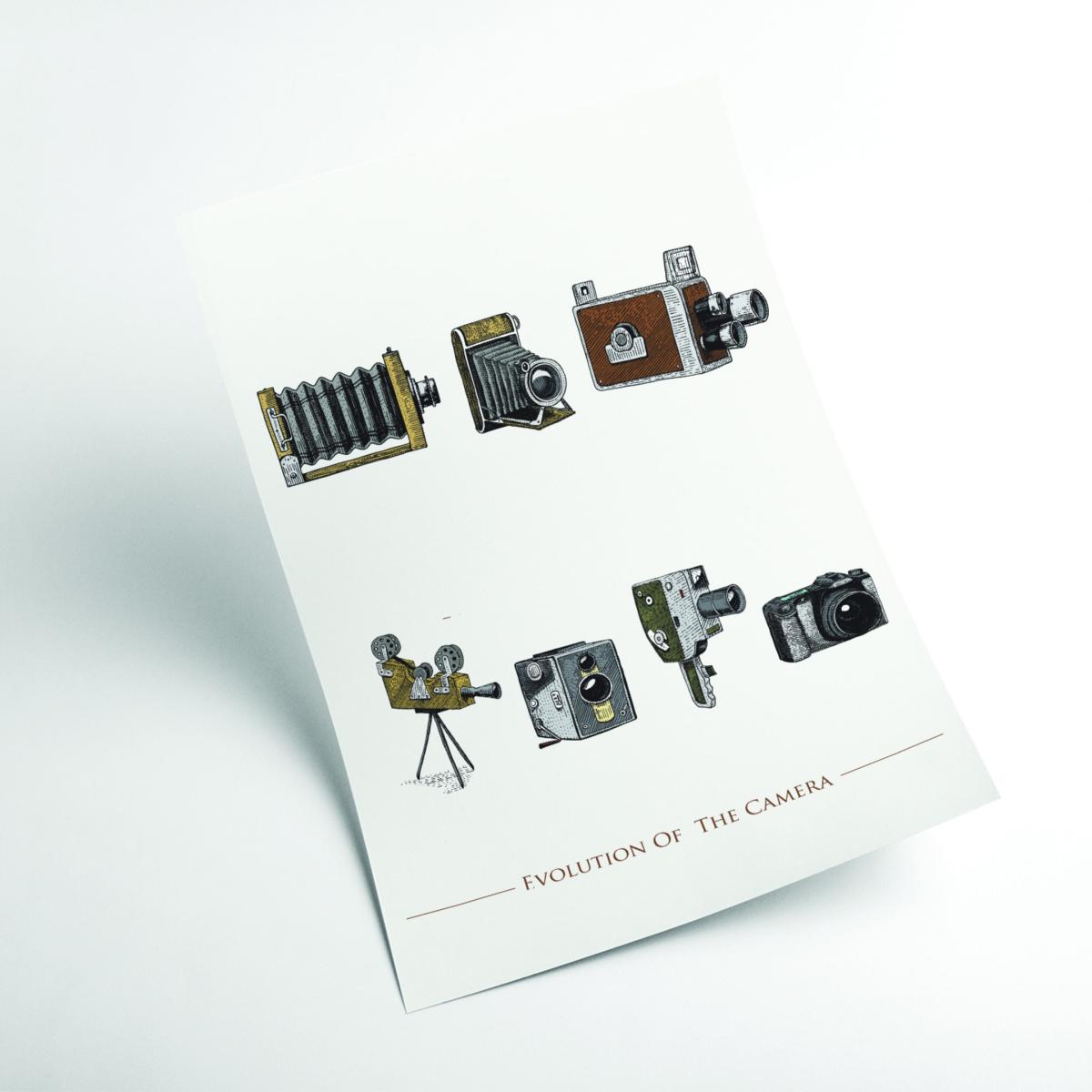Neutrals Evolution Of The Camera A3 297 X 420Mm Stanley Print House – image 2