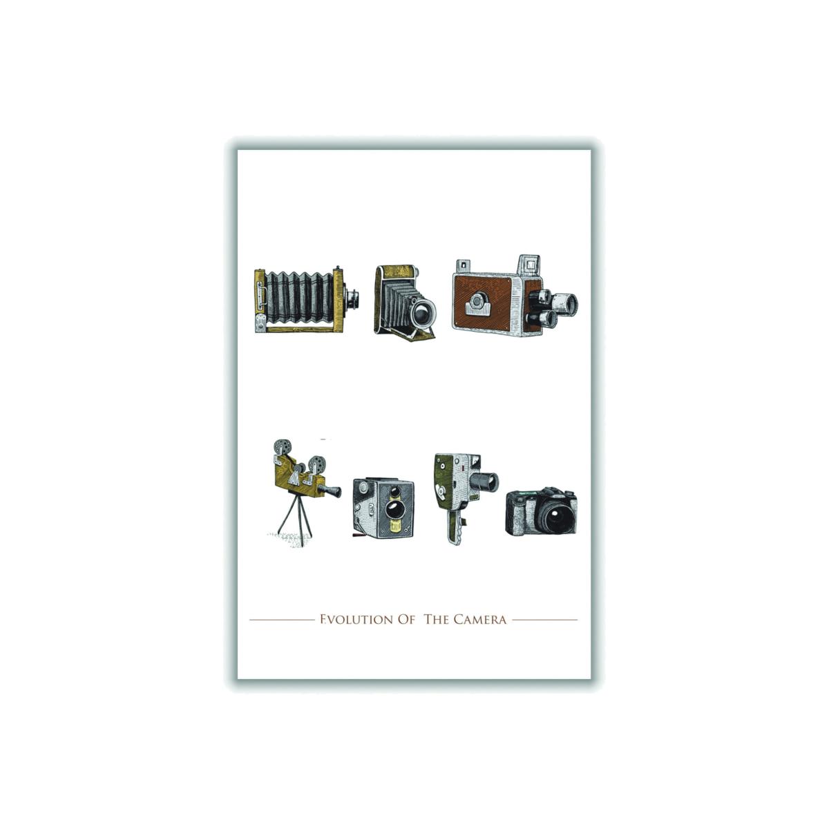 Neutrals Evolution Of The Camera A3 297 X 420Mm Stanley Print House – image 1