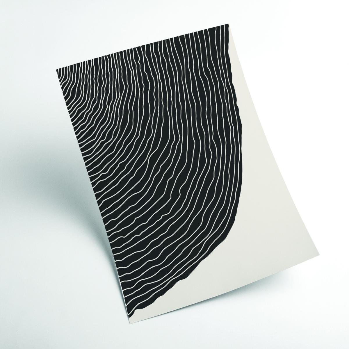 Black Minimal Line Design #1 Small Stanley Print House – image 2
