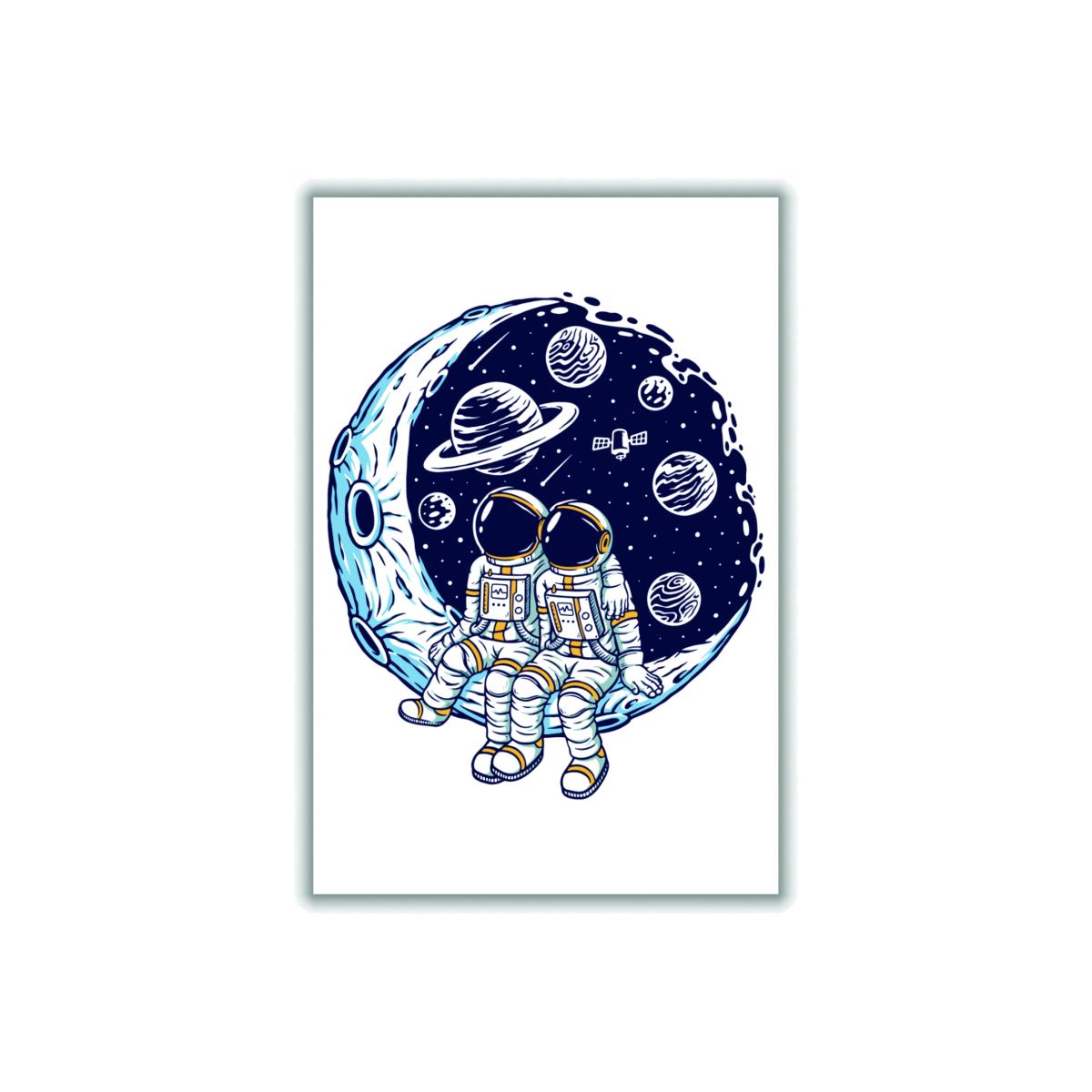 Blue Best Friends A4 210 X 297Mm Stanley Print House – image 1