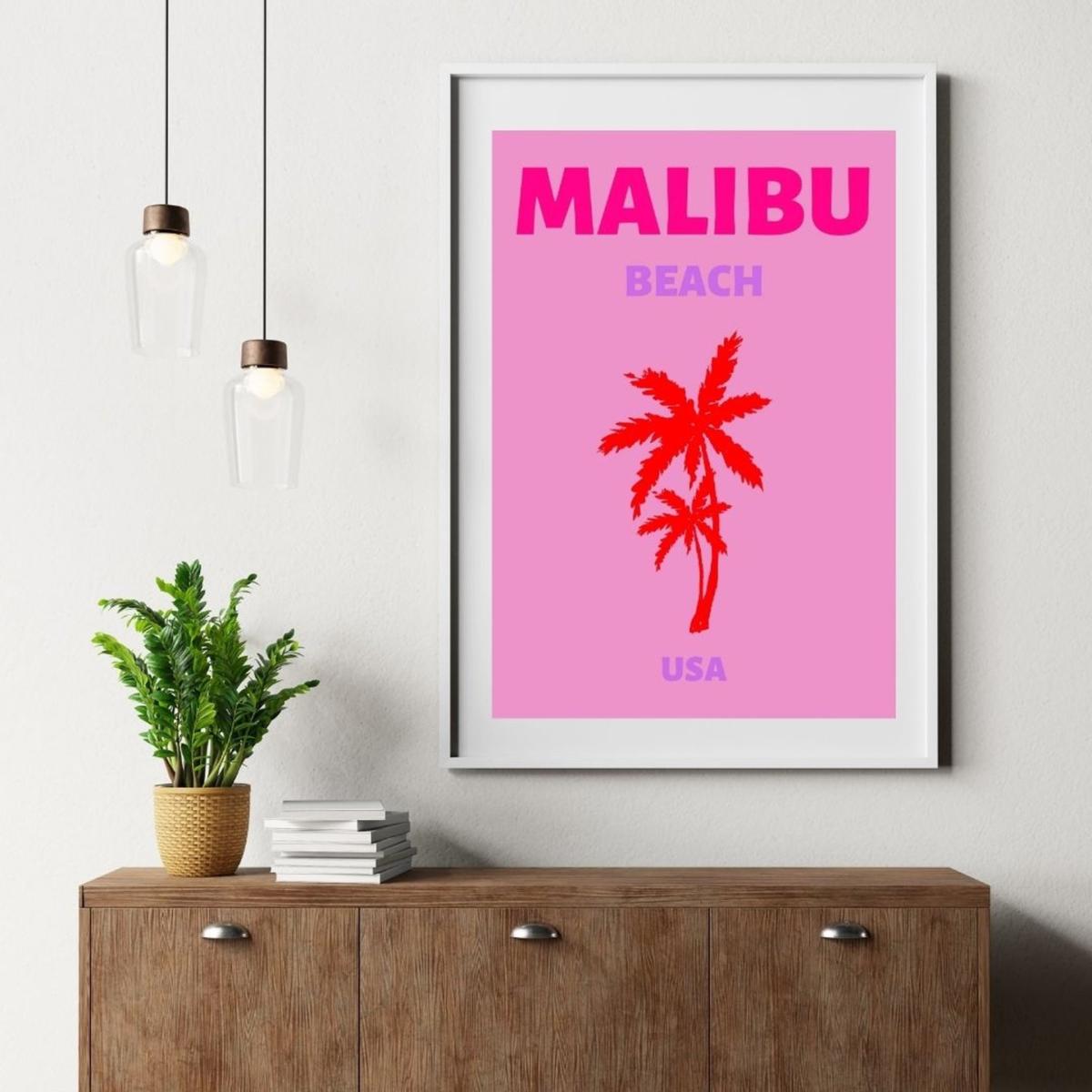 Pink / Purple Malibu Beach Muse | Artchi – image 2