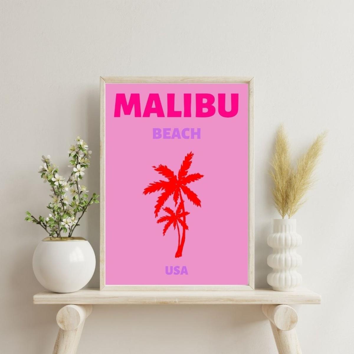 Pink / Purple Malibu Beach Muse | Artchi – image 4