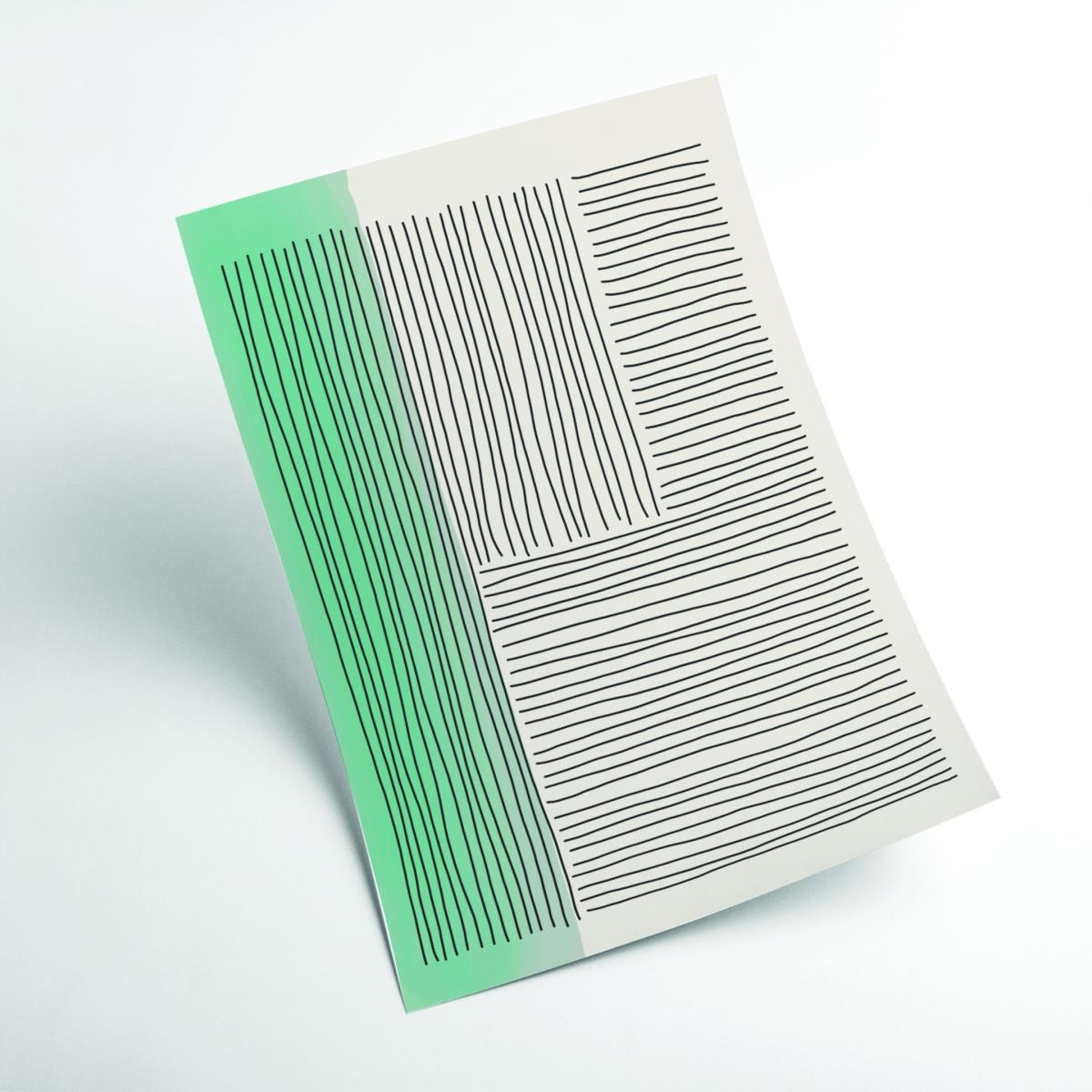 Pale Green Minimal Shapes Series #4 Xxs Stanley Print House – image 2
