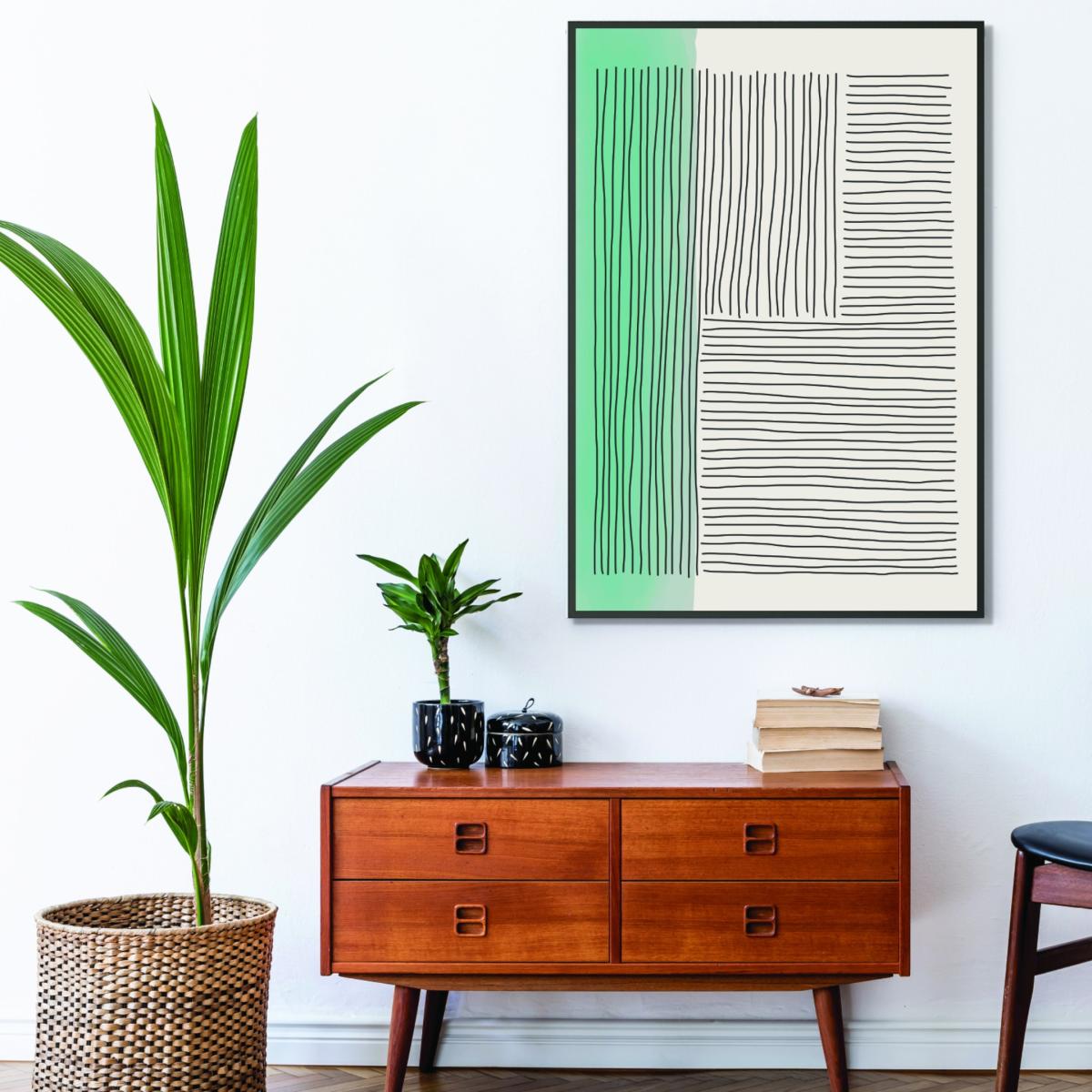 Pale Green Minimal Shapes Series #4 Xxs Stanley Print House – image 3