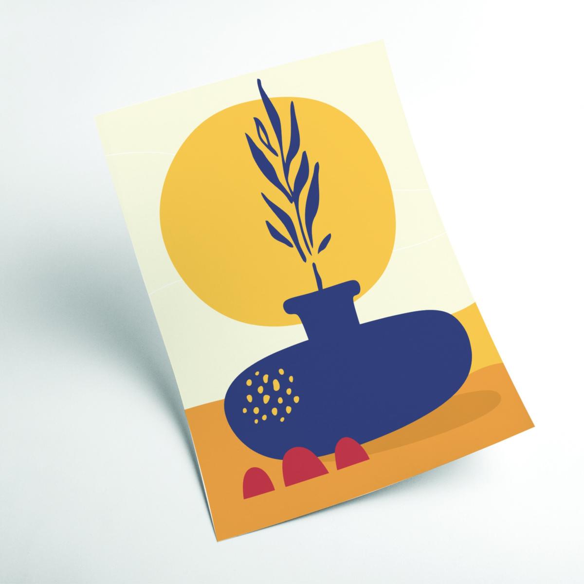 Yellow / Orange Boho Botanicals Collection #2 A2 420 X 594Mm Stanley Print House – image 2