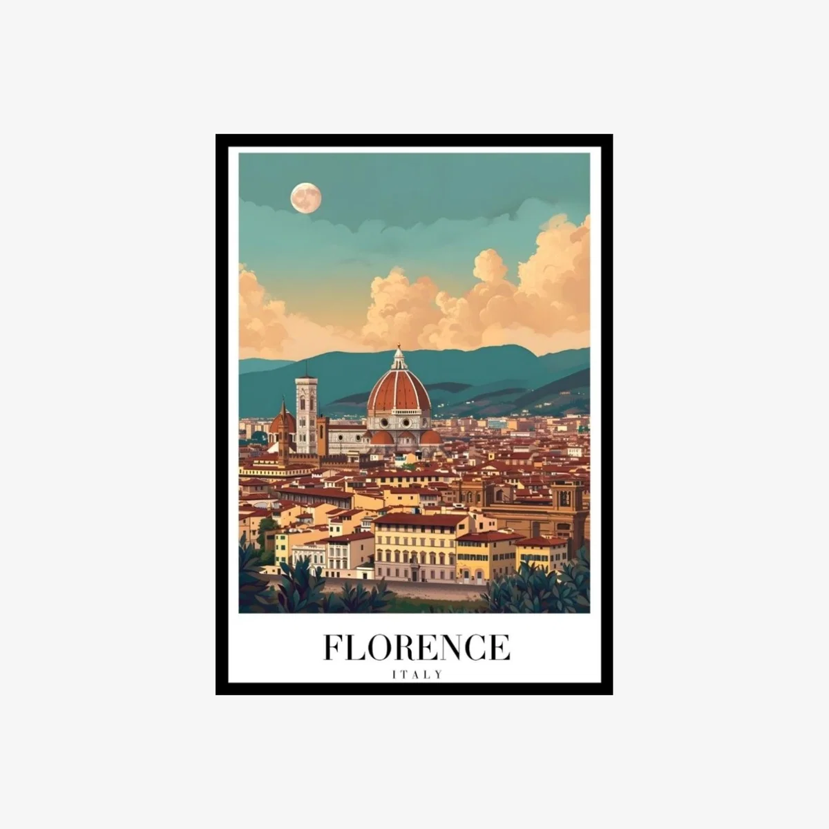 Florence Under The Moonlight | Artchi – image 1