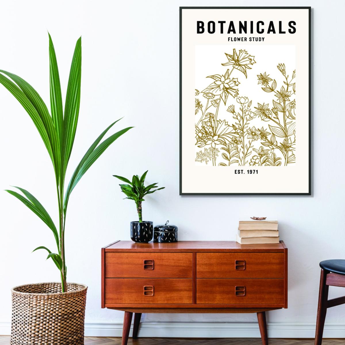 Brown Botanicals Flower Study Ii A4 210 X 297Mm Stanley Print House – image 3