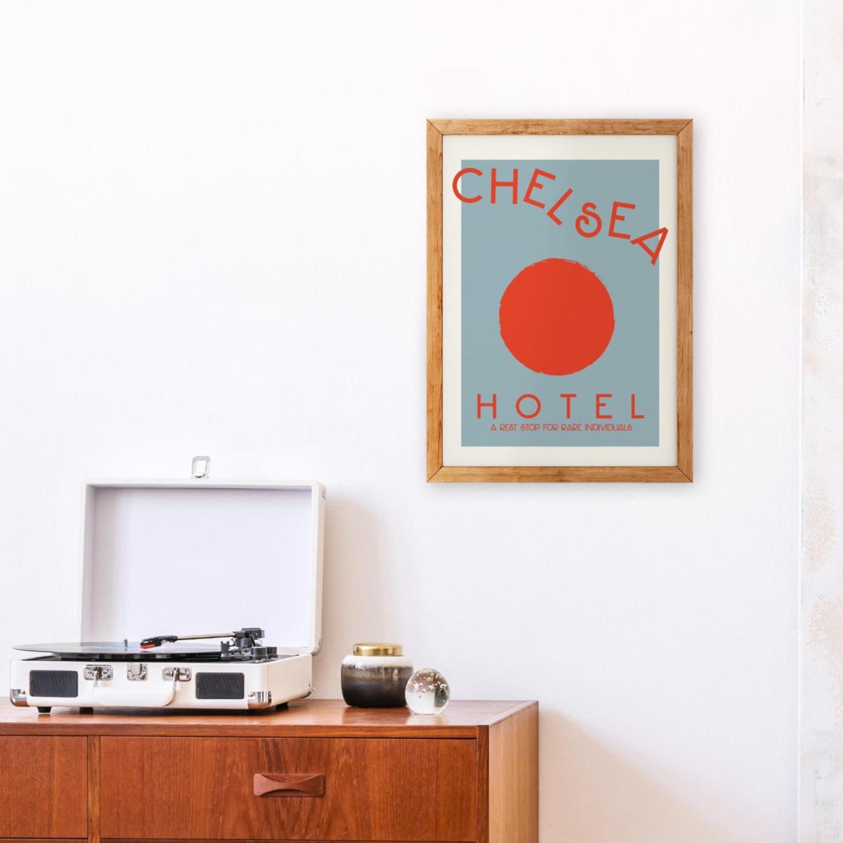 Chelsea Hotel Mind Charity Retro Giclée Art Print A2 420 X 594Mm Fanclub – image 3