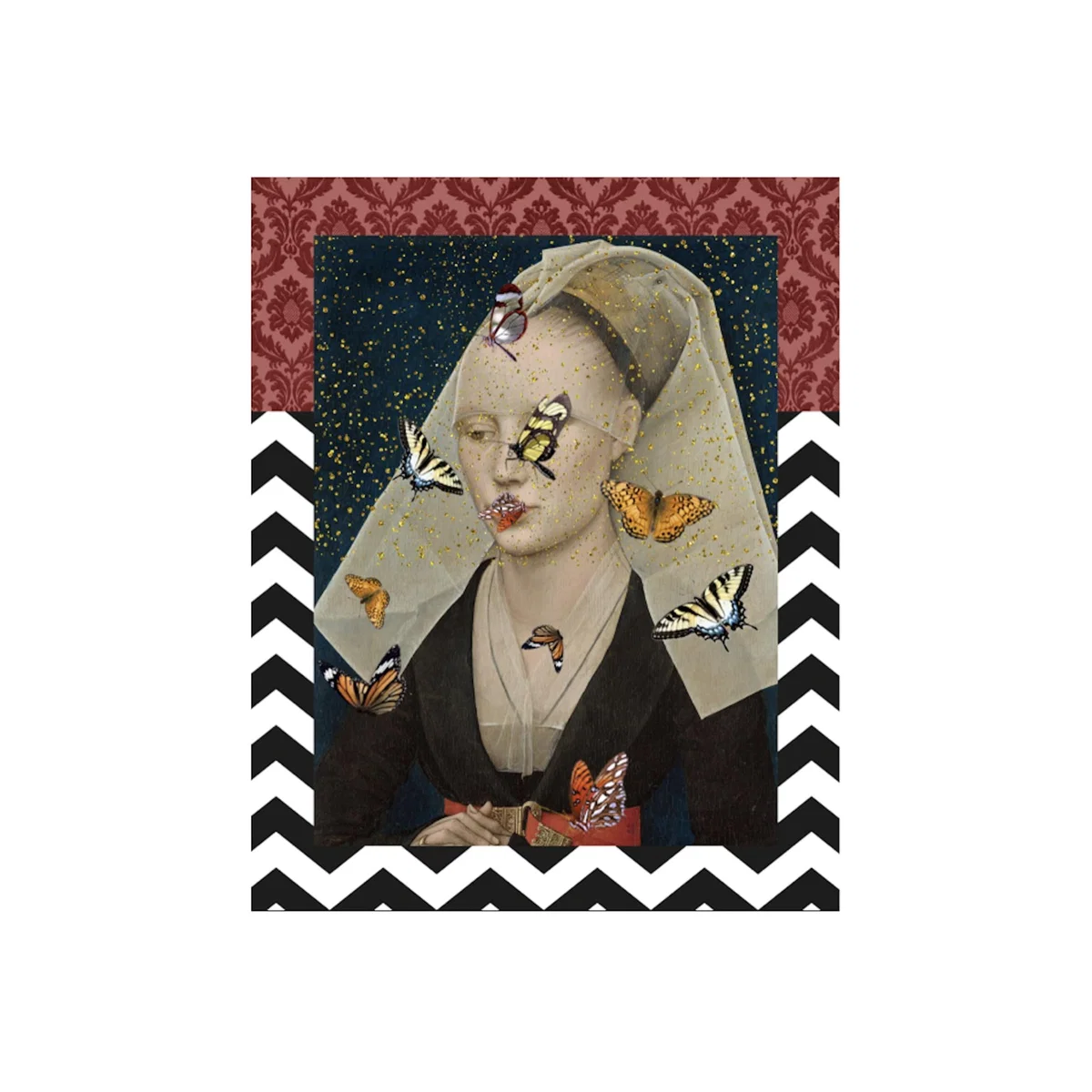 Red Christine Limited Edition Print Myrtle & Mary – image 1