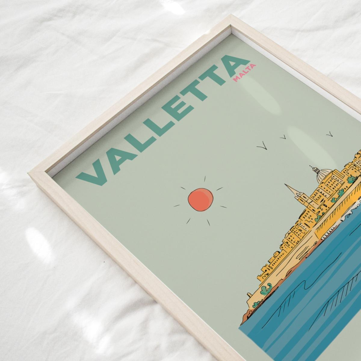 Valletta, Malta Summer Escapes Print Places & Spaces Art Co. – image 3