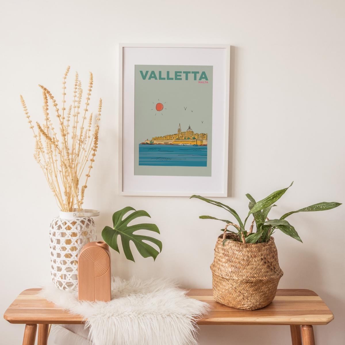 Valletta, Malta Summer Escapes Print Places & Spaces Art Co. – image 4