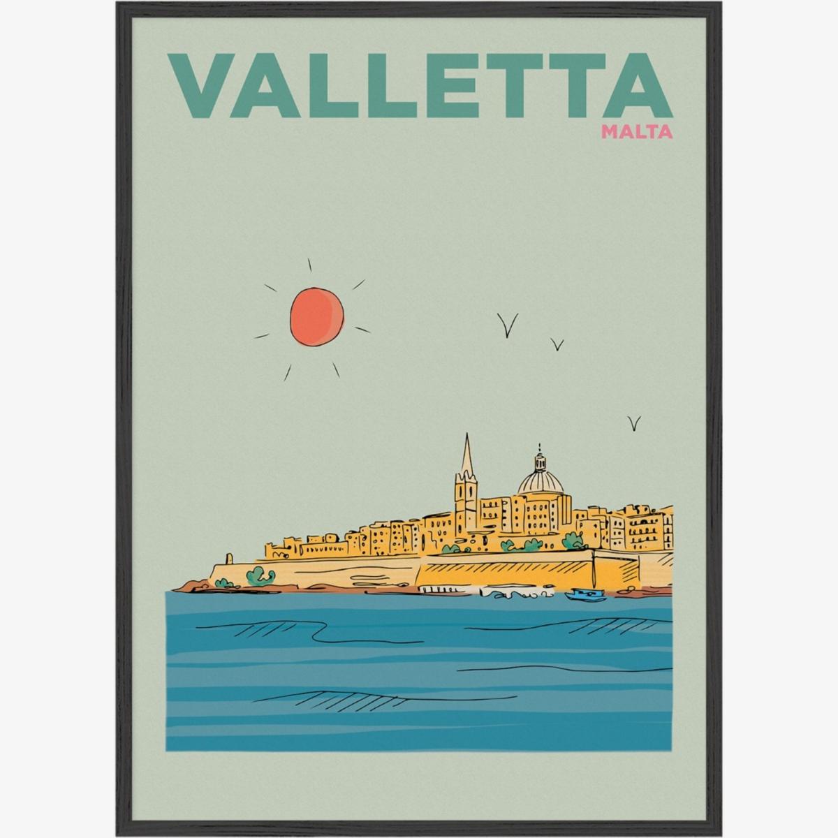 Valletta, Malta Summer Escapes Print Places & Spaces Art Co. – image 1