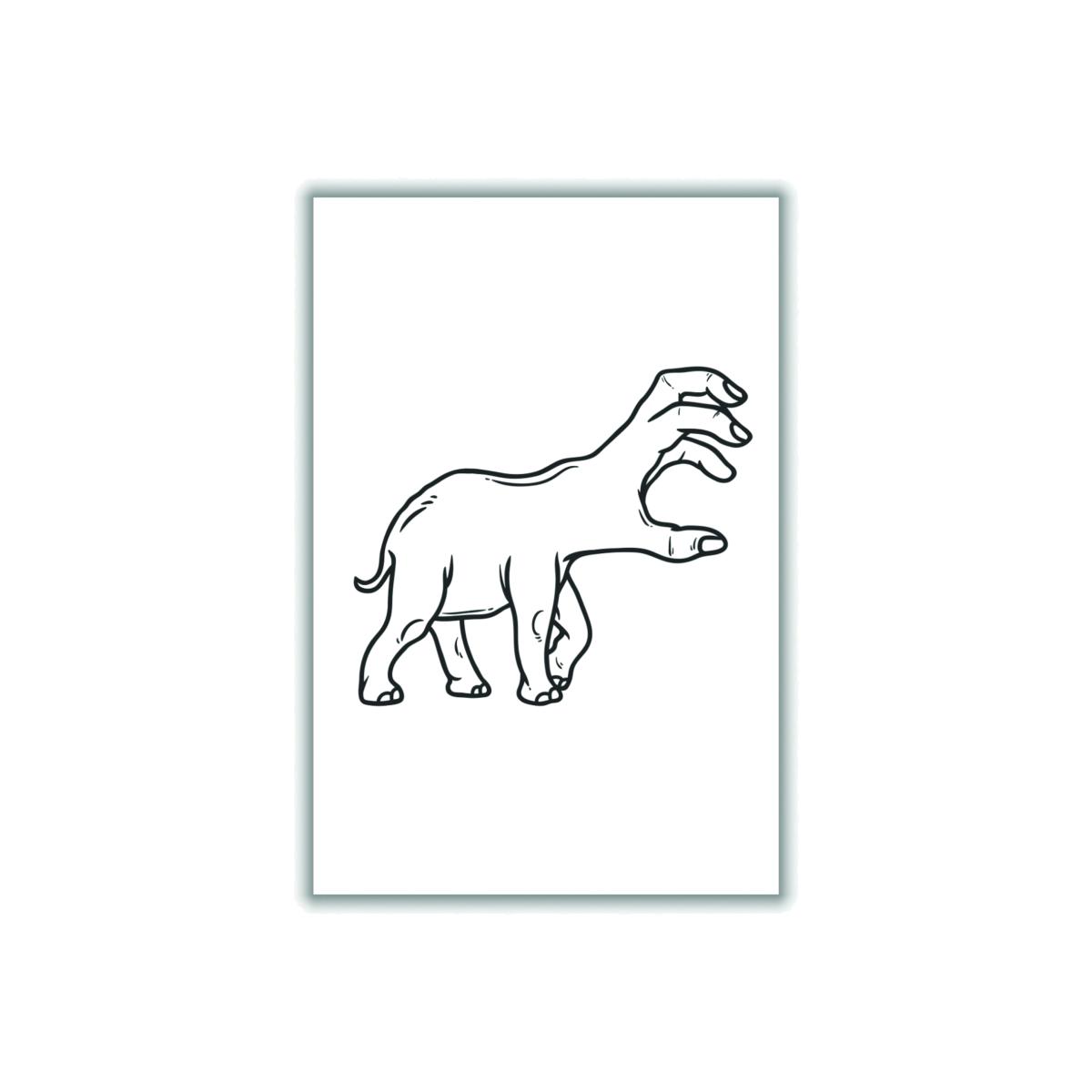 Black Hand-Head Small Stanley Print House – image 1