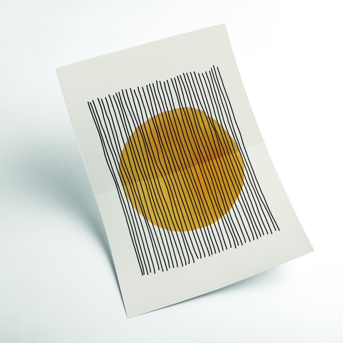 Yellow / Orange Boho Suns Series #4 Small Stanley Print House – image 2