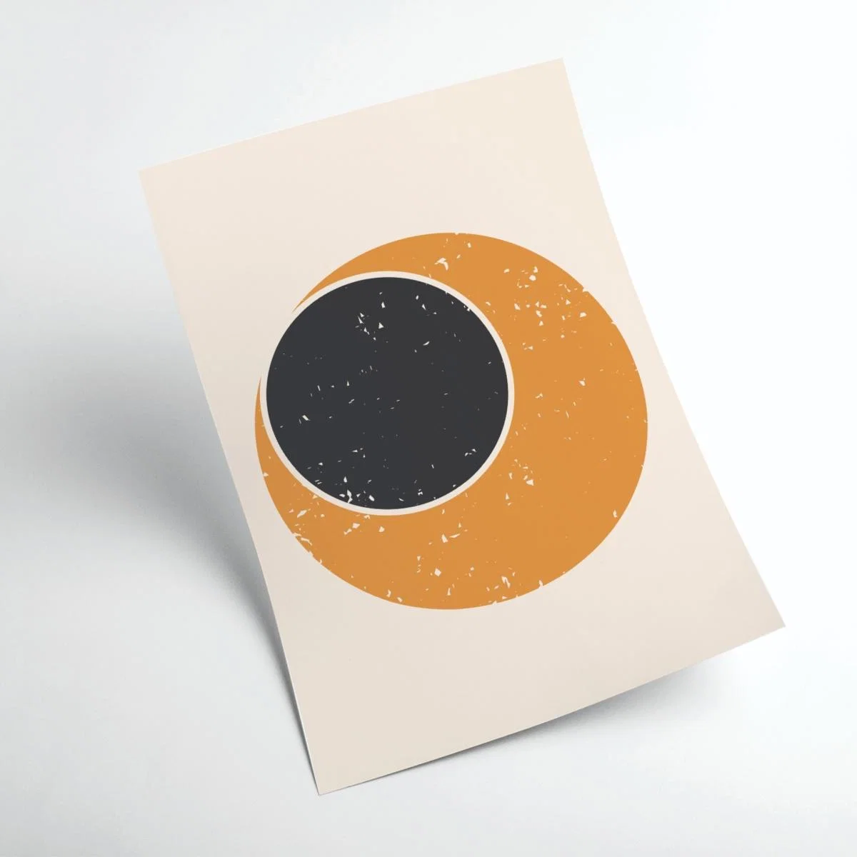 Yellow / Orange Abstract Contemporary Sun Xxs Stanley Print House – image 2