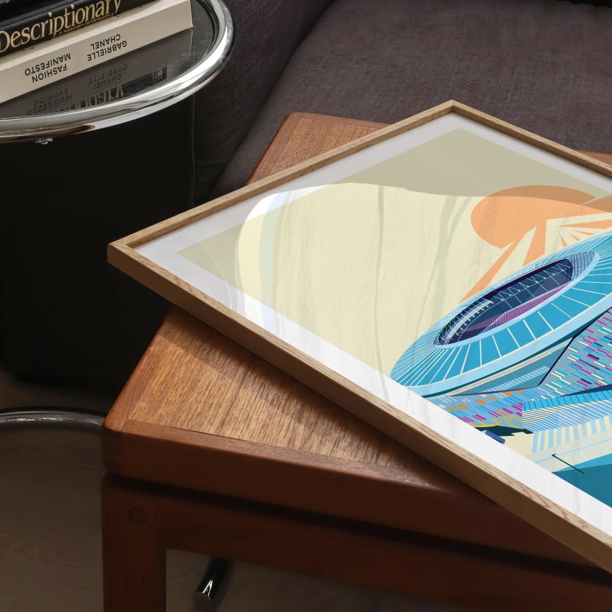 Neutrals The Tottenham Stadium London Art Print A3 297 X 420Mm Eye for London Prints – image 4