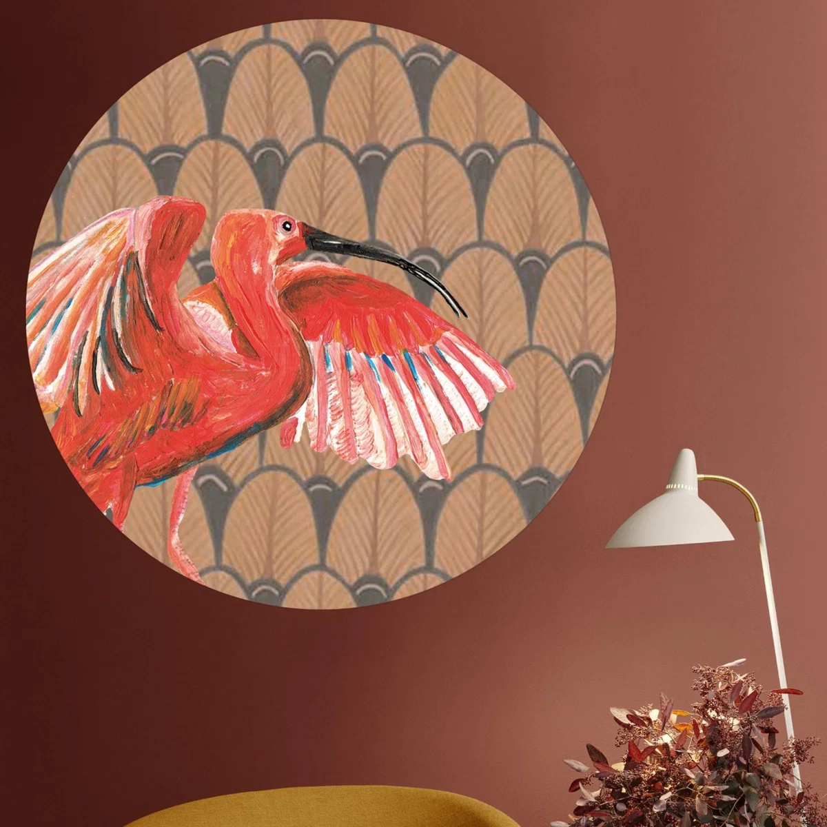Circle Wall Sticker Ibis Catchii – image 2