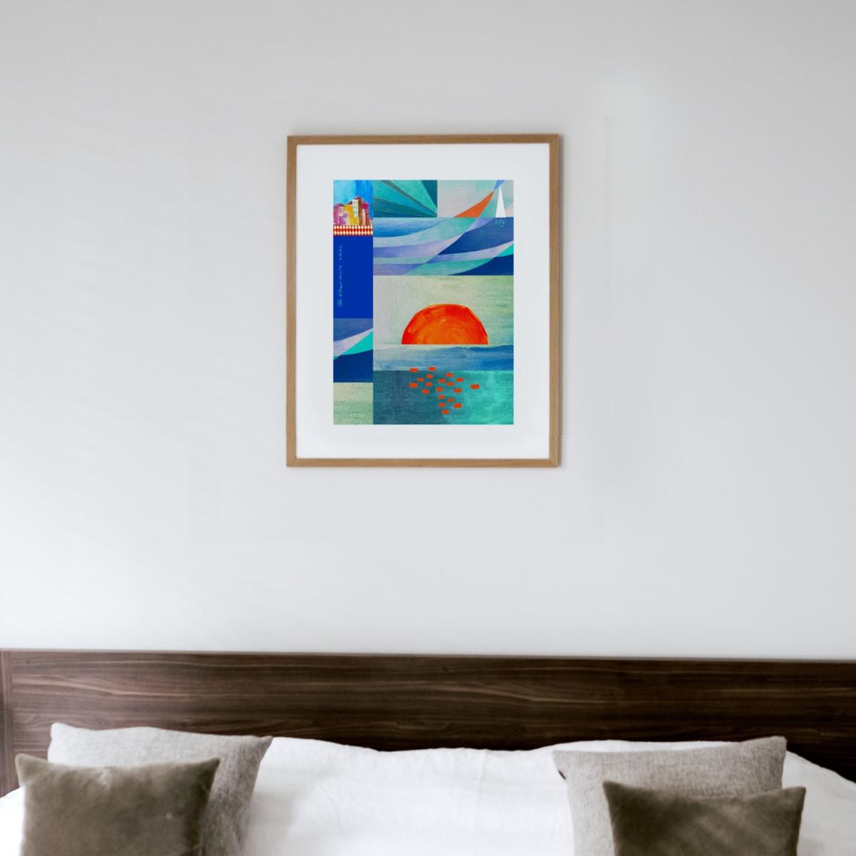 French Riviera Seaside & Sunrise A3 297 X 420Mm Awol – image 4